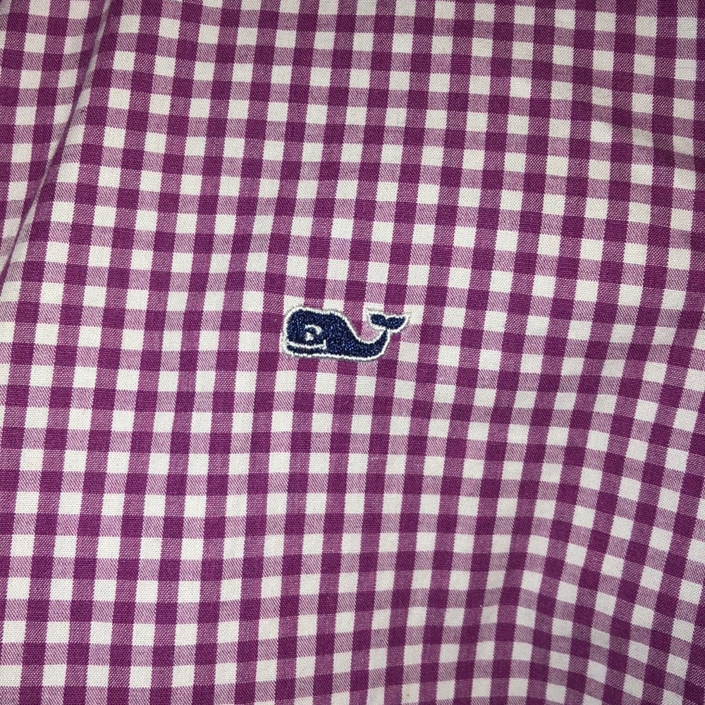 Vineyard Vines Gingham 3 Button Down - image 2